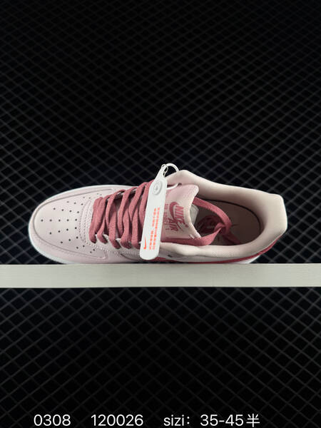 Nike Air Force 1 light pink white with rose pink accents 35-45 5 casual lifestyle