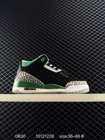 Jordan Air Jordan 3 Retro White Black Cream Red Blue EU 36-46 Basketball Shoe - Unisex (BS-80802)