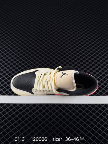 Jordan Air Jordan 1 Low Watermelon Black Cream Red White EU 36-46 Sneaker - Unisex (BS-79842)