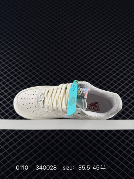 Nike Air Force 1 07 LX Sail White with red accents 35 5-45 lifestyle