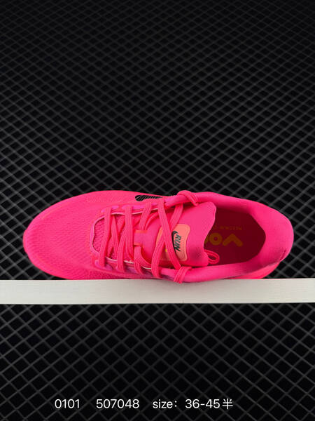 Nike Zoom Vomero Premium neon pink hot pink with orange and neon yellow midsole accents 36-45 running lifestyle