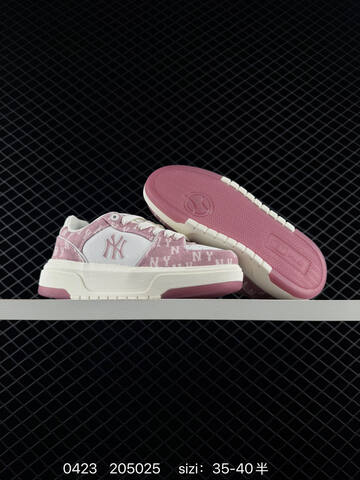 MLB Chunky Liner 3 ASXM016 White Pink Off White EU 35-40 Skate Shoe Skate Sneakers - Unisex