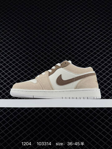 Jordan Air Jordan 1 Low DO5442-202 Beige Brown White EU 36-45 Sneaker - Unisex (BS-80112)