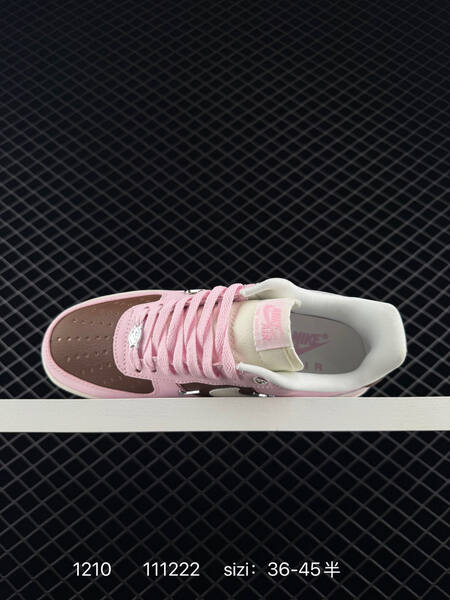 Nike Air Force 1 07 Low Pink Brown Cream EU 36-45 lifestyle
