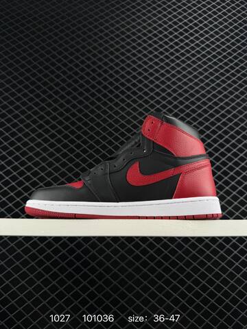 Jordan Air Jordan 1 Retro High 555088-101 Black Red White EU 36-47 Basketball Shoe - Unisex (BS-80423)