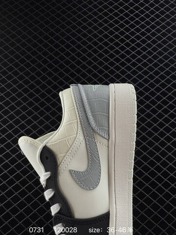 Jordan Air Jordan 1 Low Off White Black Light Grey Sail EU 36-46 Sneaker - Unisex (BS-80992)