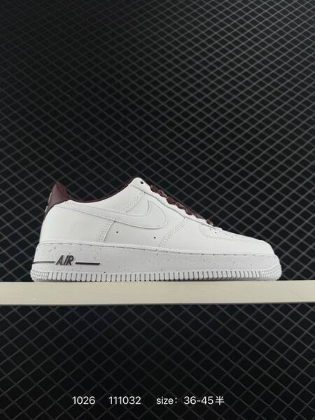 Nike Air Force 1 07 white burgundy EU 36-45 5 lifestyle