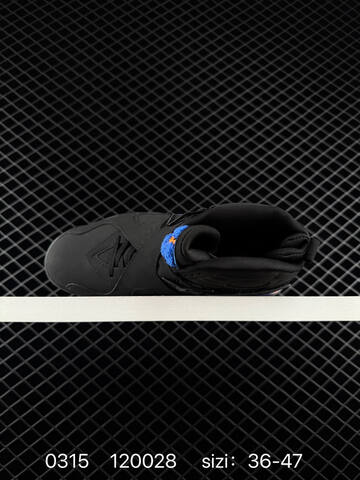 Jordan Air Jordan 8 Black Blue Orange EU 36-47 Basketball Shoe - Unisex (BS-79654)