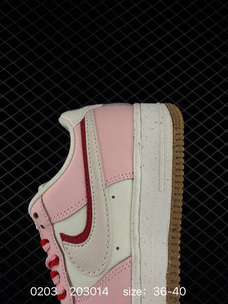 Nike Air Force 1 Low pink white red gum 36-40 casual lifestyle