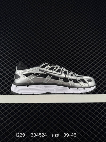 Nike P-6000 Black Blue and Silver Black EU 39-45 running lifestyle