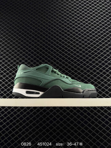 Jordan Air Jordan 4 RM Green Black White EU 36-47 Basketball Shoe - Unisex (BS-80831)