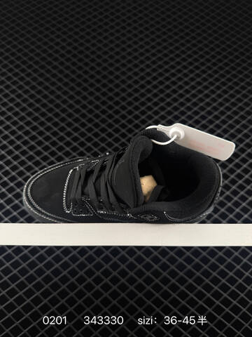 Jordan Air Jordan 3 Retro Black White EU 36-45 Basketball Shoe - Unisex (BS-79734)