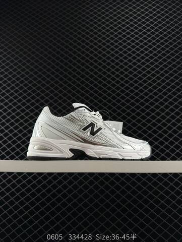 New Balance 740 U740NW2 White Silver Black EU 36-45 Running Shoe - Unisex (BS-83358)