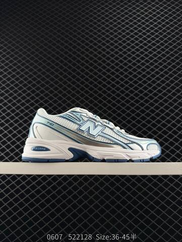 New Balance 740 White Blue Silver EU 36-45 Running Shoe - Unisex (BS-83335)