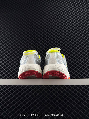 HOKA ONE ONE Mafate Three 2 Neon Yellow Silver White Red EU 36-45 Trail Shoe Trail Running Sneakers - Unisex (BS-86535)