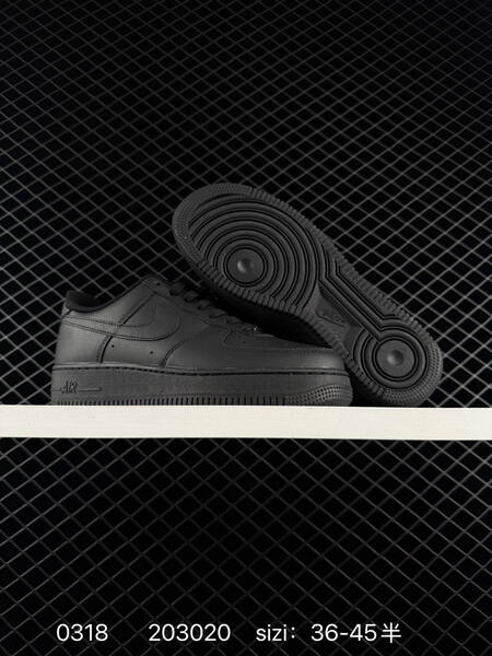 Nike Air Force 1 07 Low black and tan gum EU 36-45 5 lifestyle