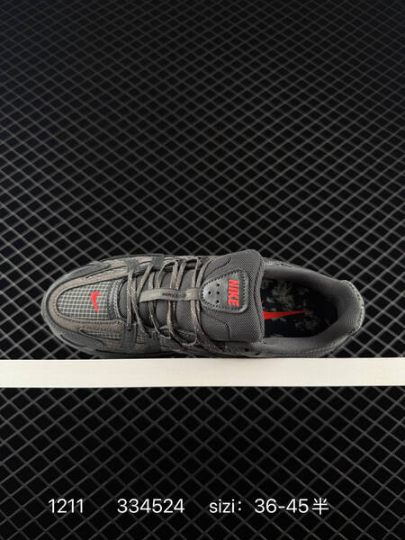 Nike P-6000 Premium Dark grey black with silver and red accents EU 36-45 5 running lifestyle