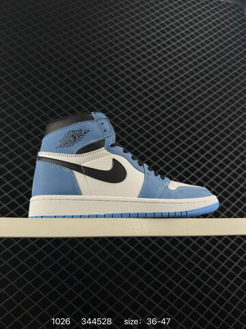 Jordan Air Jordan 1 High University Blue White Black EU 36-47 Basketball Shoe - Unisex (BS-80432)