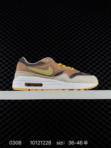 Nike Air Max 1 pink brown cream with black swoosh 36-46 5 lifestyle