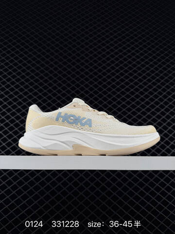 HOKA ONE ONE Rincon 4 Off White Cream Beige EU 40-45 Running Shoe Running Sneakers - Men's (BS-86308)