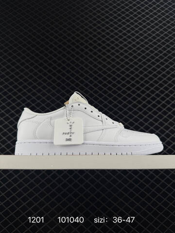 Jordan Travis Scott x Air Jordan 1 Low White EU 36-47 Sneaker - Unisex (BS-80141)