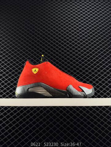 Jordan Air Jordan 14 Retro IF5015-600 Red Black Yellow Silver EU 36-47 Basketball Shoe - Unisex (BS-81168)
