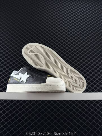 Bape x Adidas Originals Superstar JR2701 35 5 36 36 5 37 38 Lifestyle - Women's (BS-78335)
