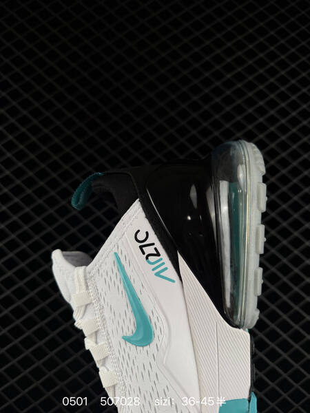 Nike Air Max 270 Flyknit white/black/teal EU 36-45 running lifestyle