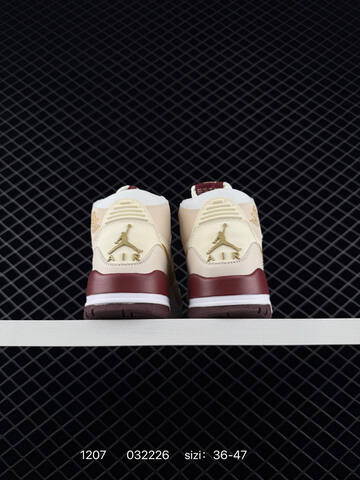 Jordan Air Jordan Legacy 312 Sail Gold Burgundy White Pink EU 36-47 Basketball Shoe - Unisex (BS-80093)