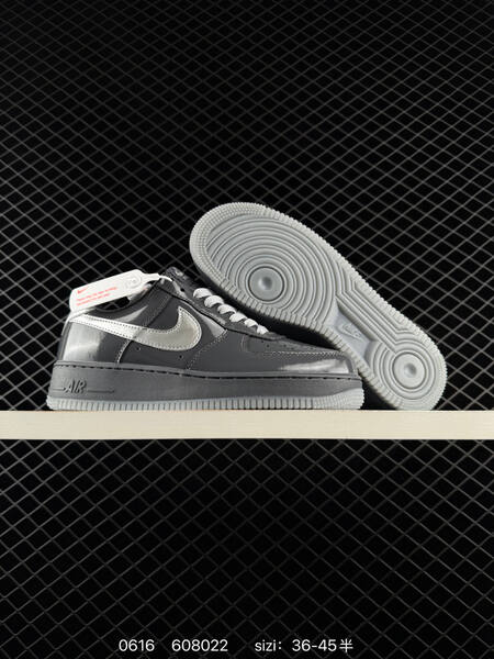 Nike Air Force 1 dark grey metallic silver white EU 36-45 sneaker
