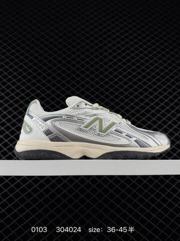 New Balance 204L White Silver Light Green Cream Black EU 36-45 Sneaker - Unisex (BS-82420)