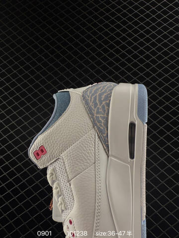 Jordan Air Jordan 3 Retro HQ0784-101 White Blue Pink EU 36-47 5 Basketball Shoe - Unisex (BS-80793)