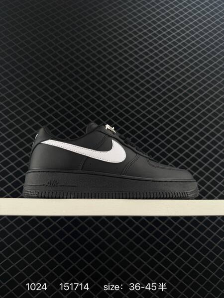 Nike Air Force 1 07 Black White EU 36-45 5 lifestyle