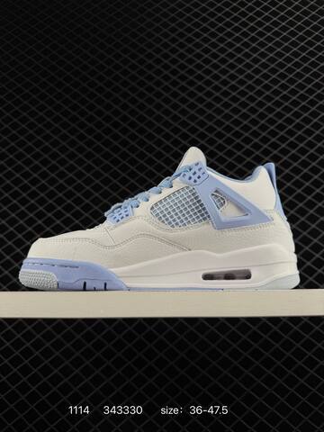 Jordan Air Jordan 4 White Light Blue EU 36-47 5 Basketball Shoe - Unisex (BS-80284)