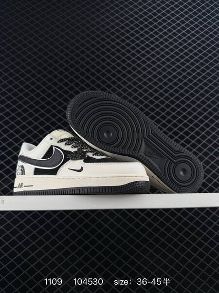 Nike Air Force 1 Low White Light Blue Black EU 36-45 lifestyle
