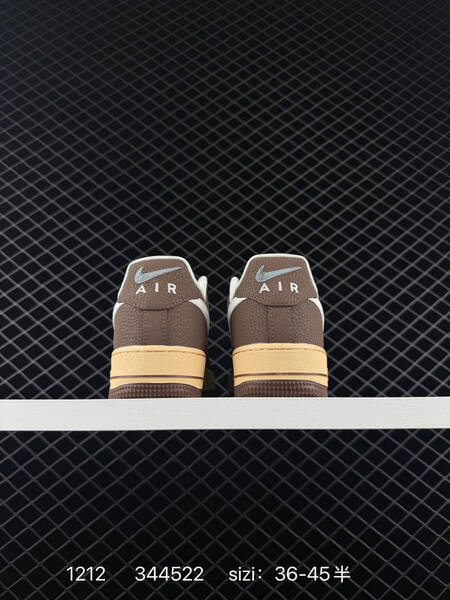 Nike Air Force 1 07 Low Brown Cream White EU 36-45 lifestyle