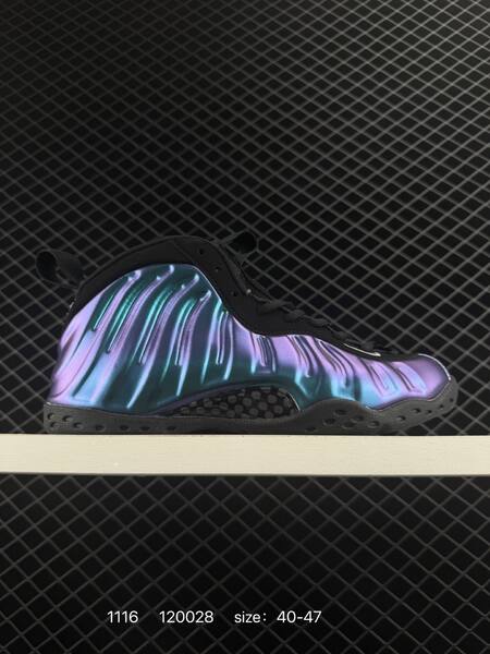 Nike Air Foamposite Pro black iridescent purple teal 40-47 basketball lifestyle