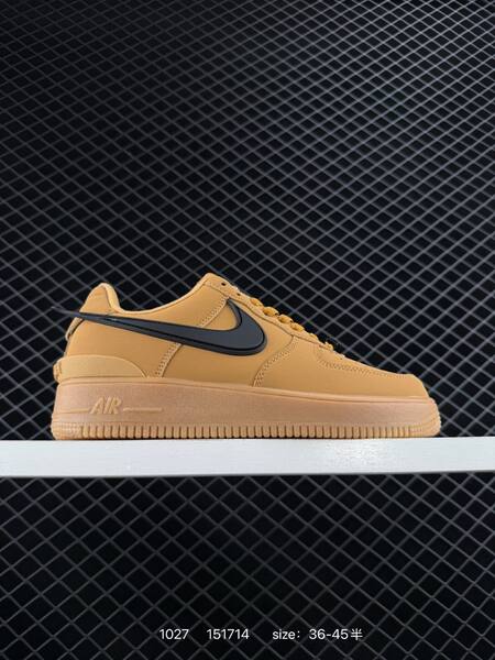 Nike AMBUSH x Air Force 1 Low DV3464-003 wheat tan with black Swoosh EU 36-45 5 lifestyle