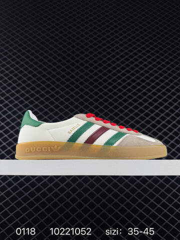 GUCCI x Adidas Originals Gazelle 35-45 10221052 260 Lifestyle - Unisex (BS-76656)