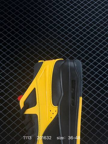 Jordan Air Jordan 4 Black Yellow Red EU 36-48 Basketball Shoe - Unisex (BS-80294)