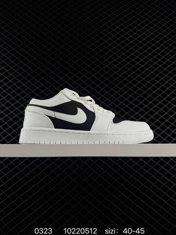 Jordan Air Jordan 1 Low White Blue Black 40-45 Sneaker - Men's (BS-79618)