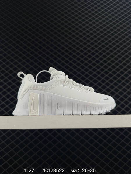 Nike Free Metcon 6 White Grey Pink 26-35 training lifestyle