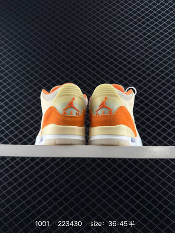 Jordan Air Jordan 3 Retro Starfish Beige Orange Cream White EU 36-45 Basketball Shoe - Unisex (BS-80590)