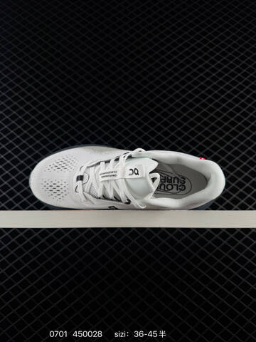 On Cloudsurfer White Grey EU 36-45 Running Shoe Running Sneakers - Unisex (BS-85092)