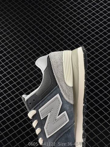 New Balance 574 Dark Grey Light Grey Off White Black EU 36-45 Sneaker - Unisex (BS-83356)