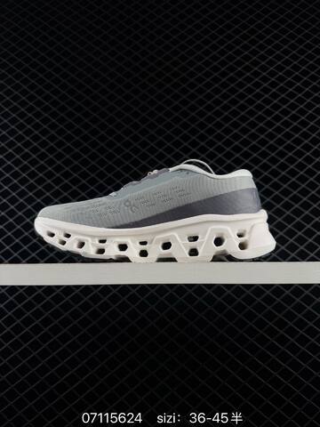 On Cloudmonster Mist Grey Ivory White EU 36-45 Running Shoe Running Sneakers - Unisex (BS-85057)