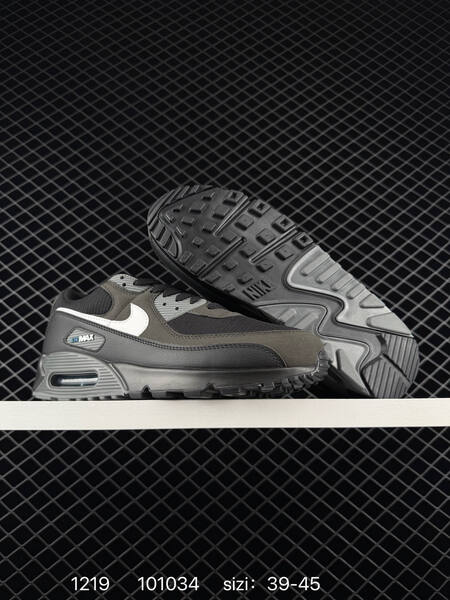 Nike Air Max 90 grey black white with red air unit 39-45 lifestyle