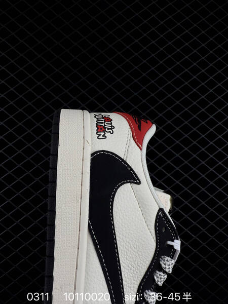 Nike Air Jordan 1 Low white black red EU 36-45 basketball lifestyle