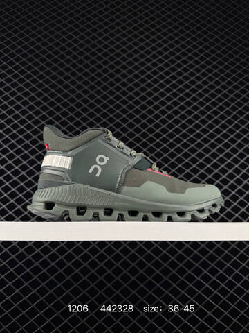 On Cloudnova 442328 Olive Black White EU 36-45 Running Shoe Running Sneakers - Unisex (BS-85444)