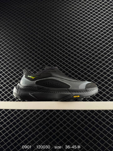 HOKA ONE ONE Project Transport Black Silver Grey EU 36-45 Running Shoe Running Sneakers - Unisex (BS-86465)